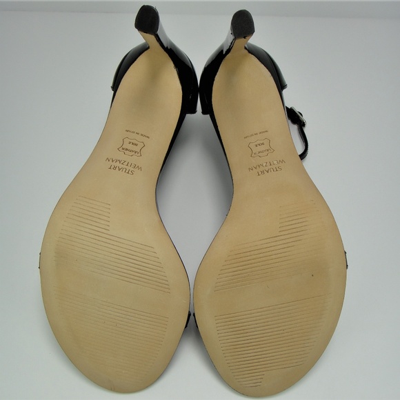 Stuart Weitzman Nudistsong Leather Sandal Size 5